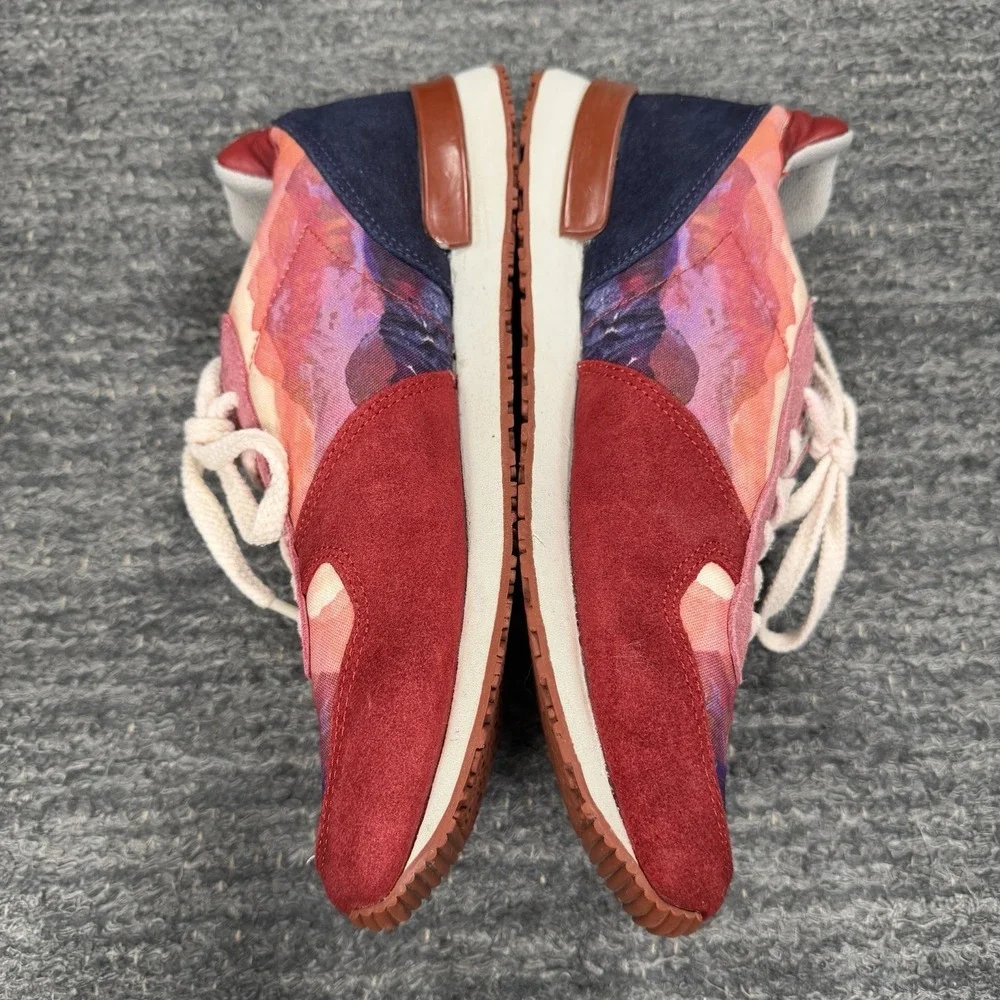 Inkkas Andes Jogger Sneakers Women 9 Lace Up Shoes Sunset Suede Chunky Mountain